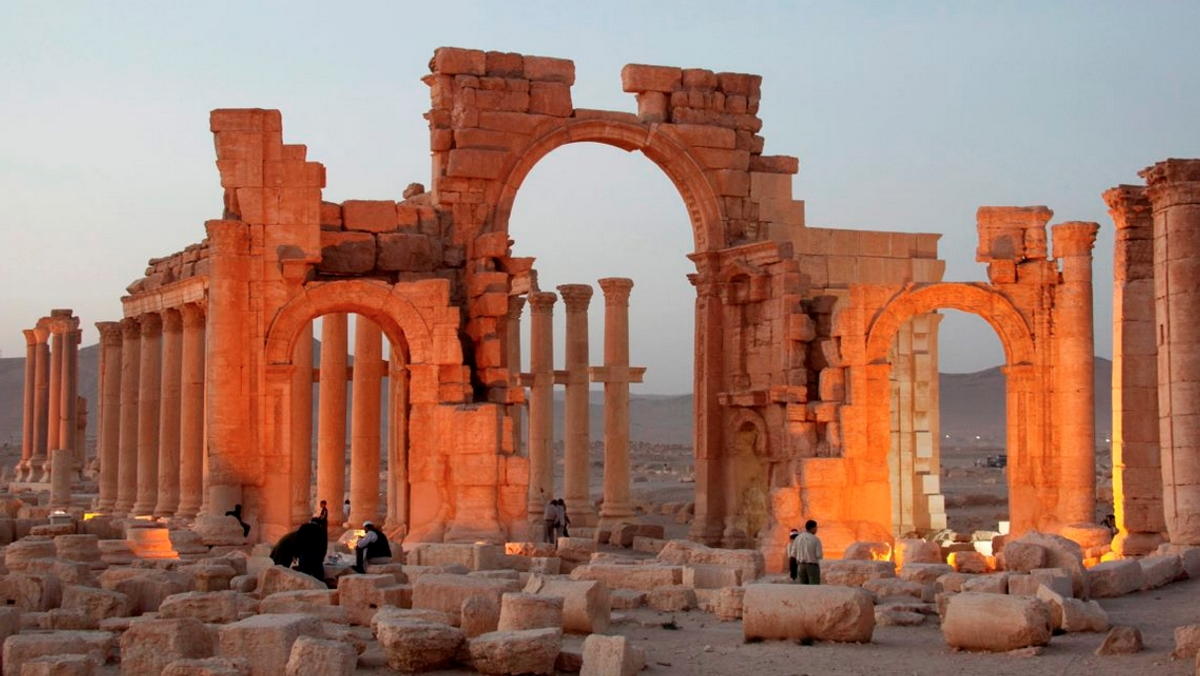 Syria Palmira Palmyra łuk triumfalny