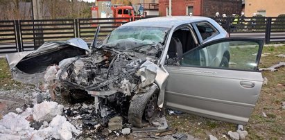 Tragiczny wypadek w Tarnowskich Górach. Kierowcę reanimował policjant