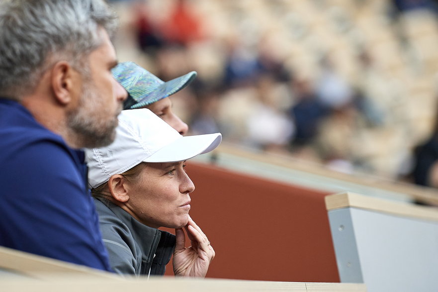 Daria Abramowicz na French Open w 2022 r.