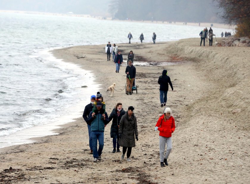 Plaża w Gdyni.