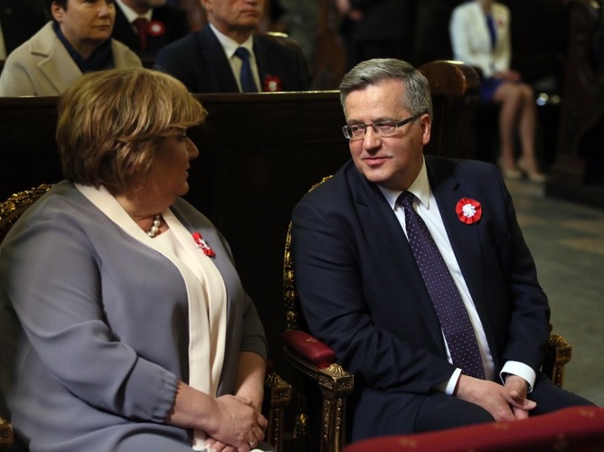 Anna i Bronisław Komorowscy