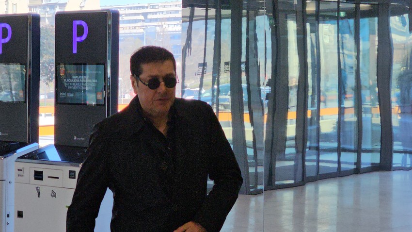 Aco Pejović na komemoraciji Saše Popovića