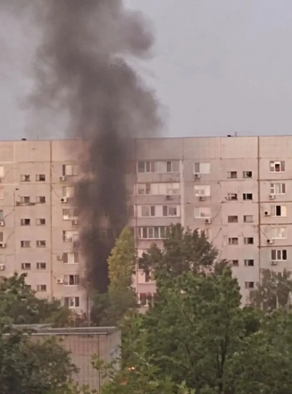 Fotografije Dmitra Orlova granatiranog Energodara objavljene na "Telegramu"