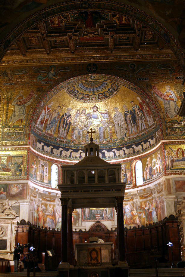 Santa Maria in Trastevere, tytularny kościół kardynała Józefa Glempa