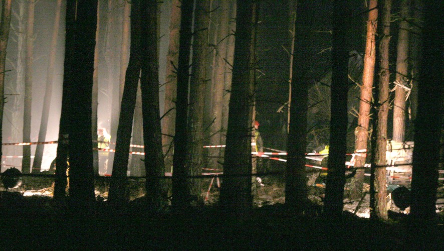 Zdjęcie z miejsca katastrofy