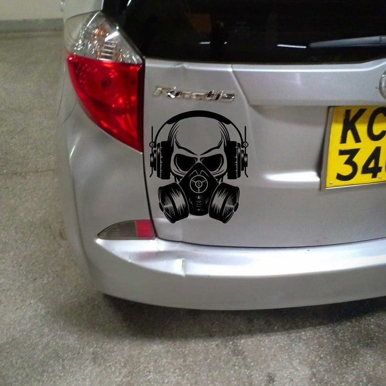 Car used in the Dusit complex attack by terrorists  