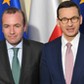 Manfred Weber i Mateusz Morawiecki