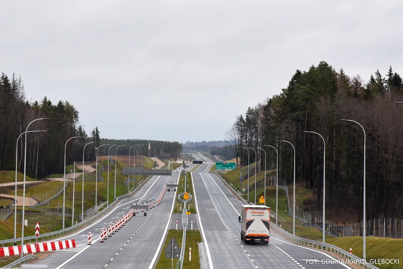 Droga S61 pomiędzy węzłami Kalinowo i Raczki już oddana do ruchu