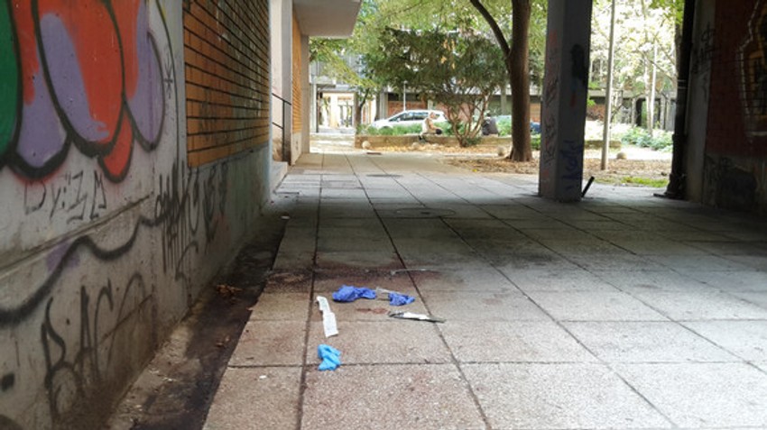 Mesto gde se mladić upucao