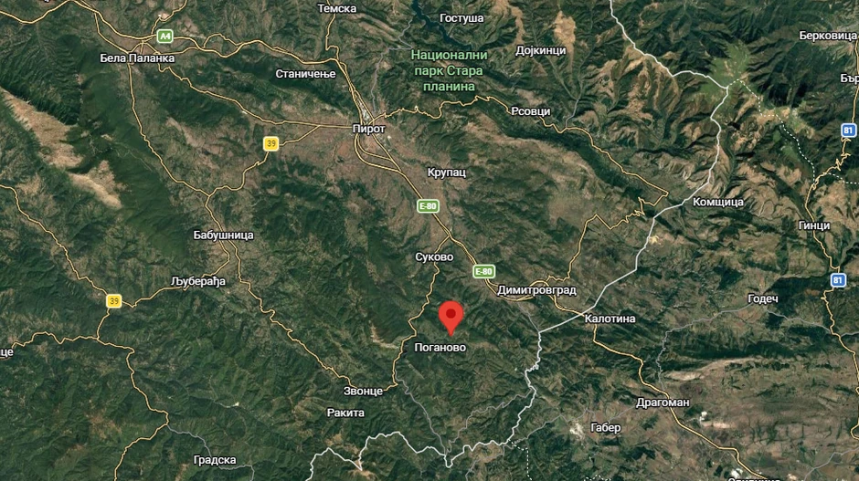 Zemljotres kod Dimitrovgrada