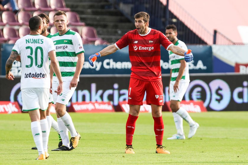 Pilka nozna. Ekstraklasa. Pogon Szczecin - Lechia Gdansk. 14.08.2017