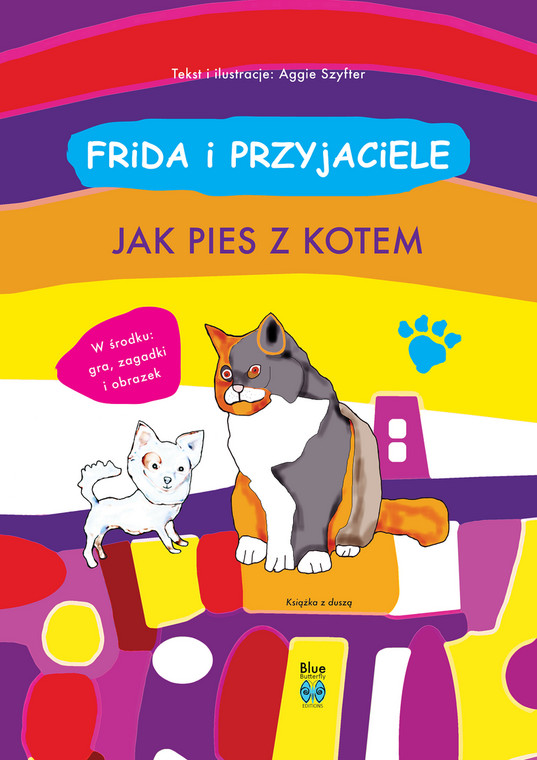 "Frida i Przyjaciele - Jak pies z kotem", okładka książki