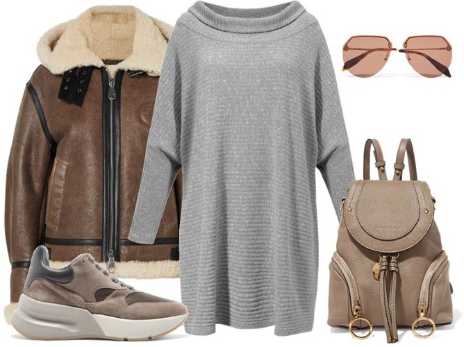 Sportowe STYLIZACJE na jesień 2018: sukienka-Trynite/Trynite.pl, kurtka, buty, dodatki-TK Maxx