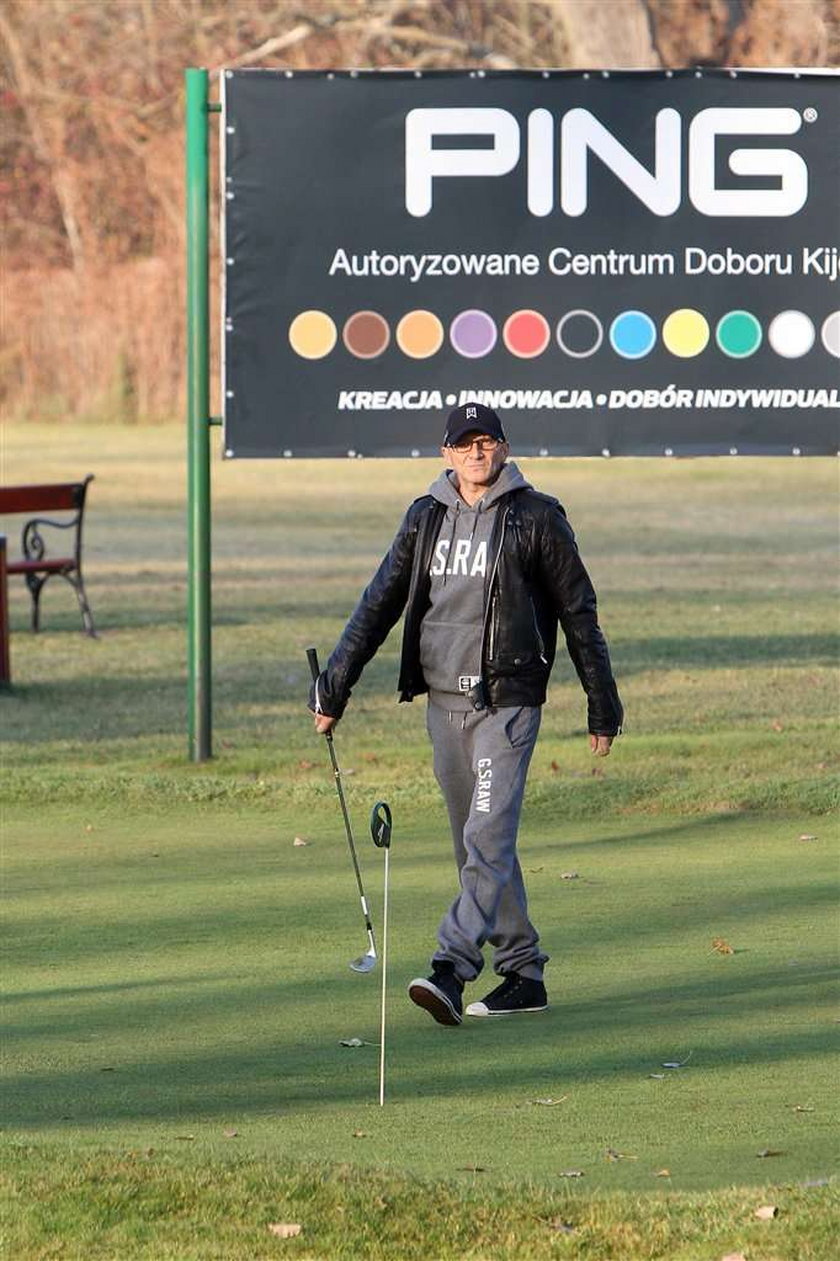 Tak polski celebryta gra w golfa. ZDJĘCIA