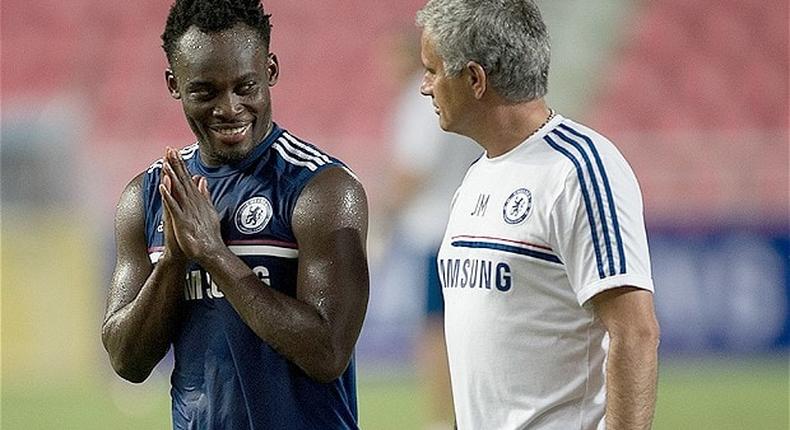 Essien and Mourinho