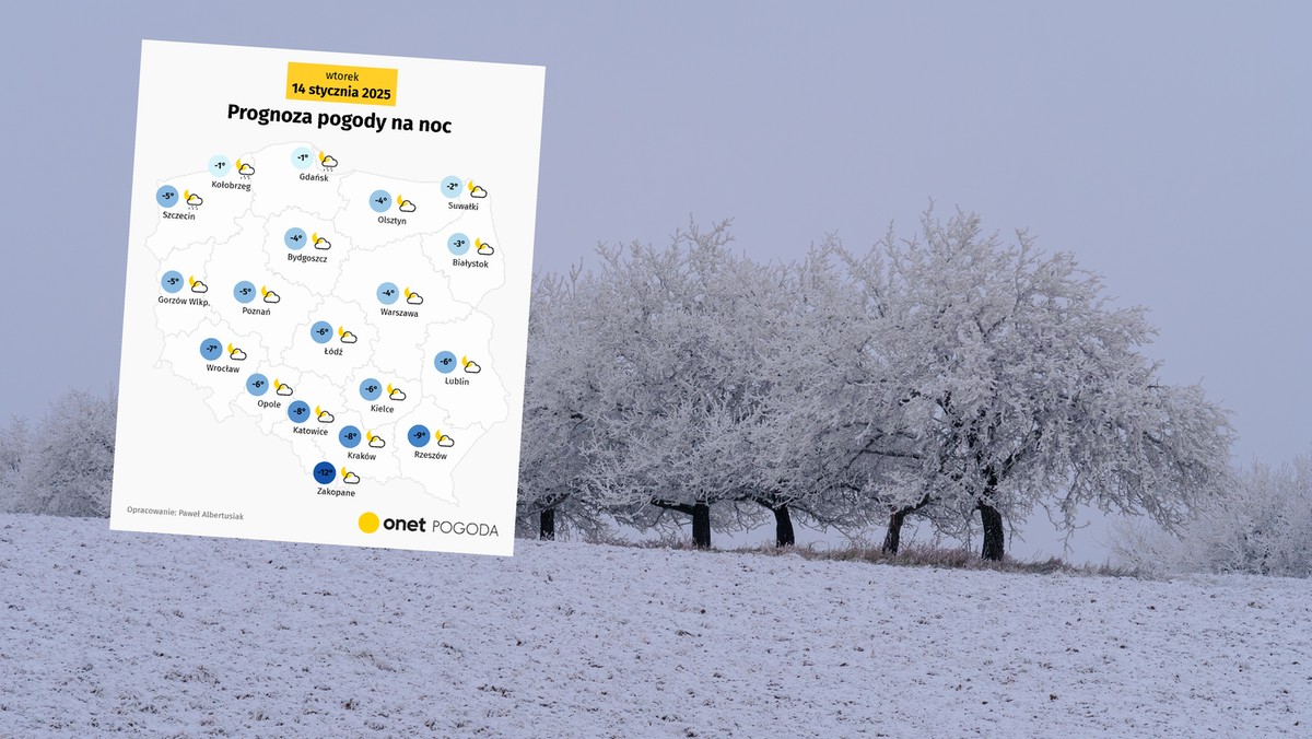 Antycyklon Beate przyniesie zmiany w pogodzie i dwucyfrowy mróz [Źródło: Onet]