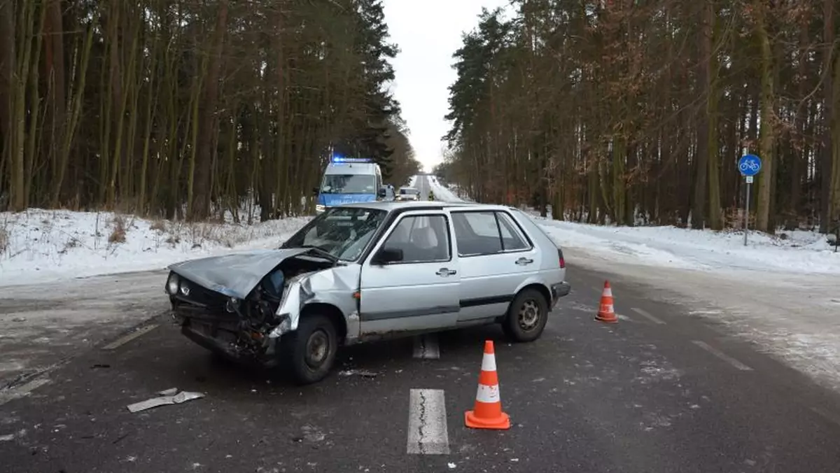 Kierowca Volkswagena spowodował wypadek. Przekroczył skalę alkomatu