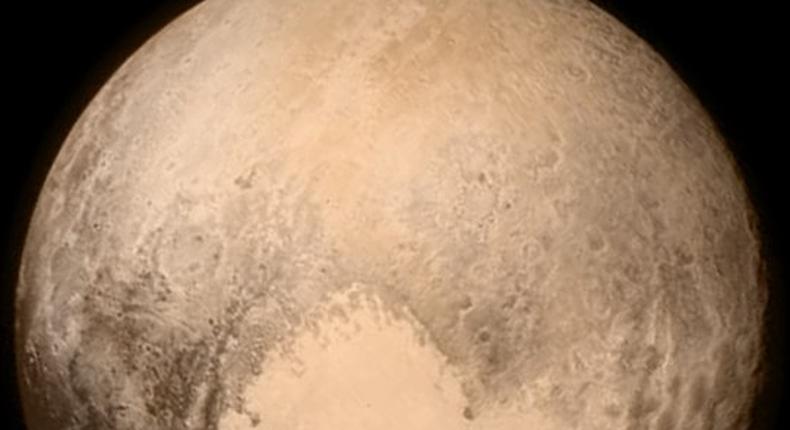 Pluto photographed by New Horizons on July 13, 2015.