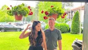 Milan Dinčić Dinča sa ženom