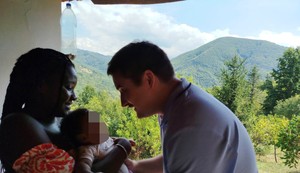 Nikola Stanković iz Leskovca sa porodicom