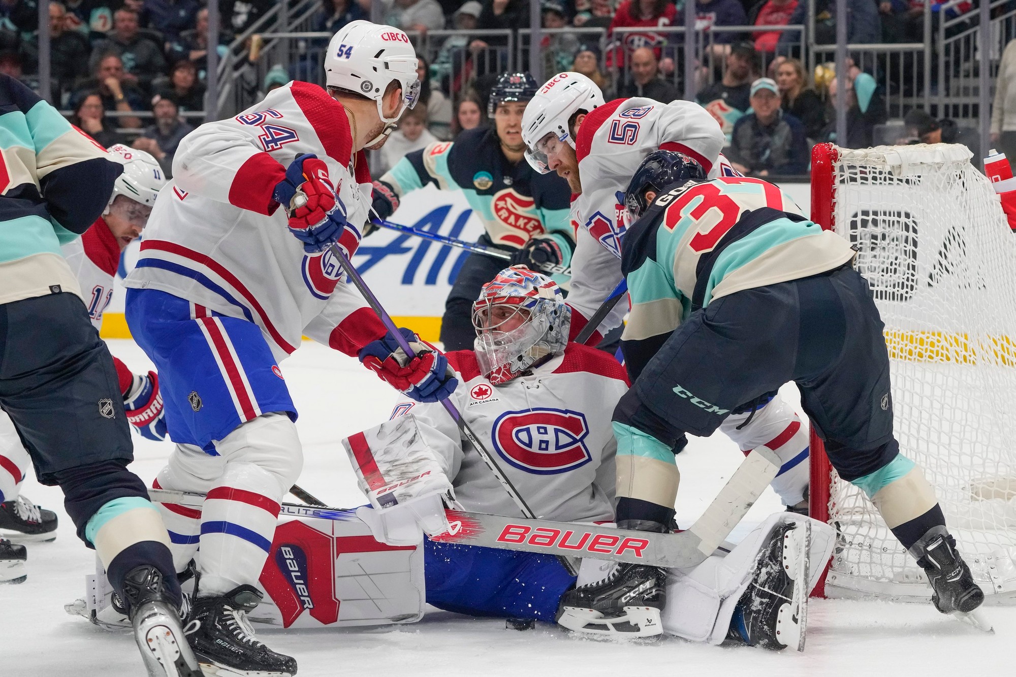 Zápas NHL: Seattle Kraken - Montreal Canadiens.