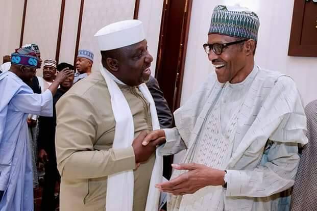President Muhammadu Buhari and Governor Rochas Okorocha  