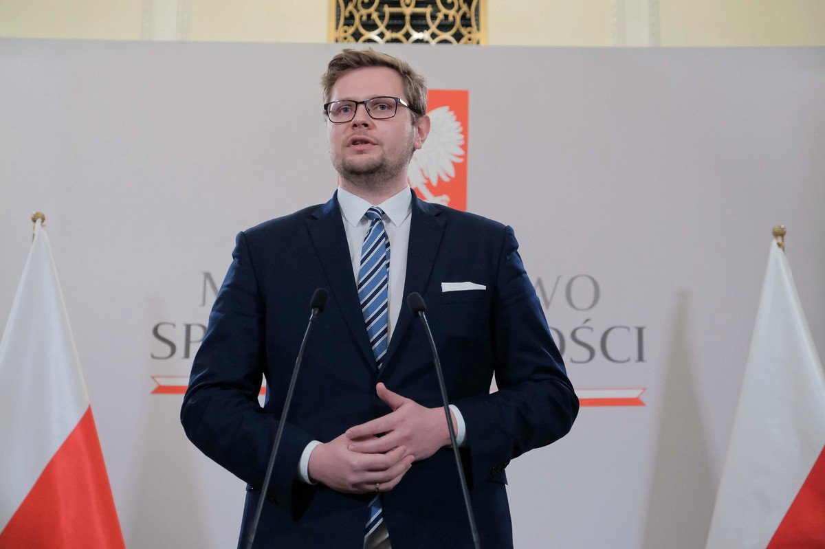 Wiceminister sprawiedliwości Michał Woś