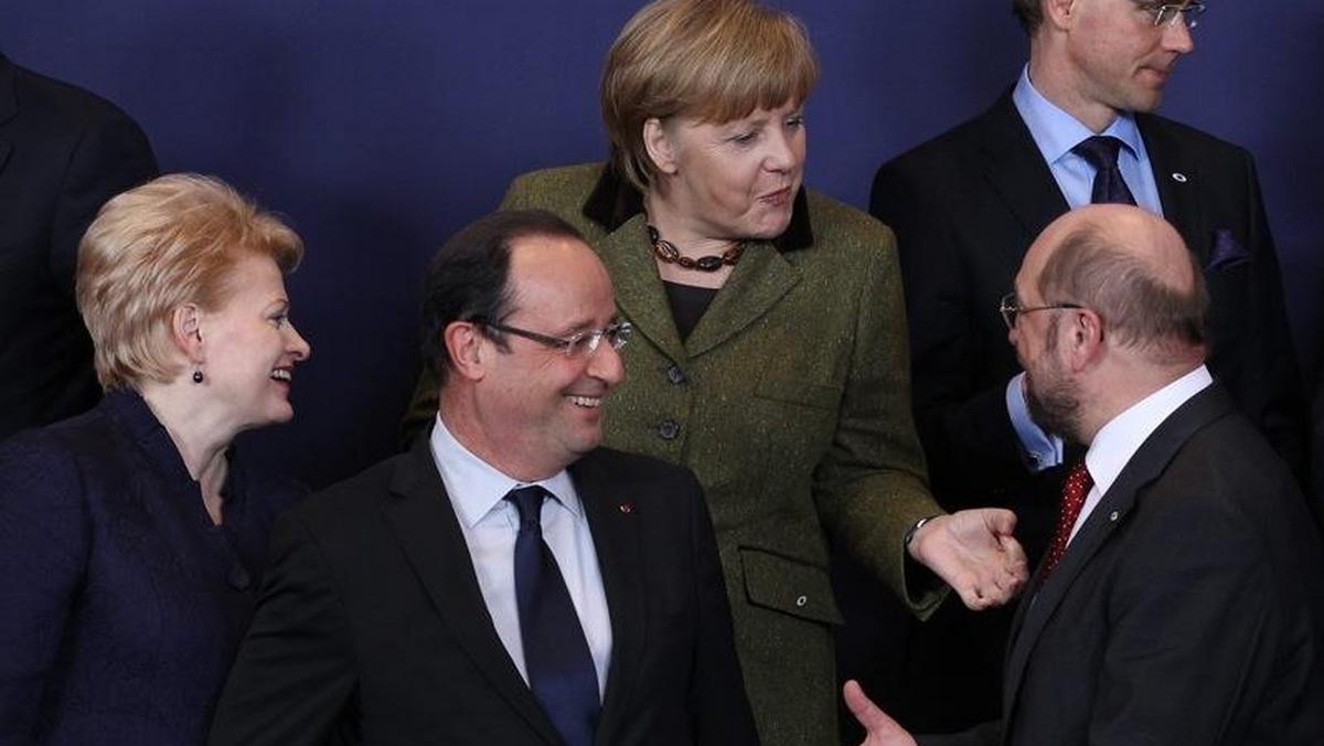 Unia Europejska Angela Merkel Francois Holland