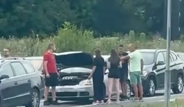 Lančani sudar u Zemun Polju 