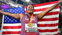 Laulauga Tausaga mistrzynią świata w rzucie dyskiem