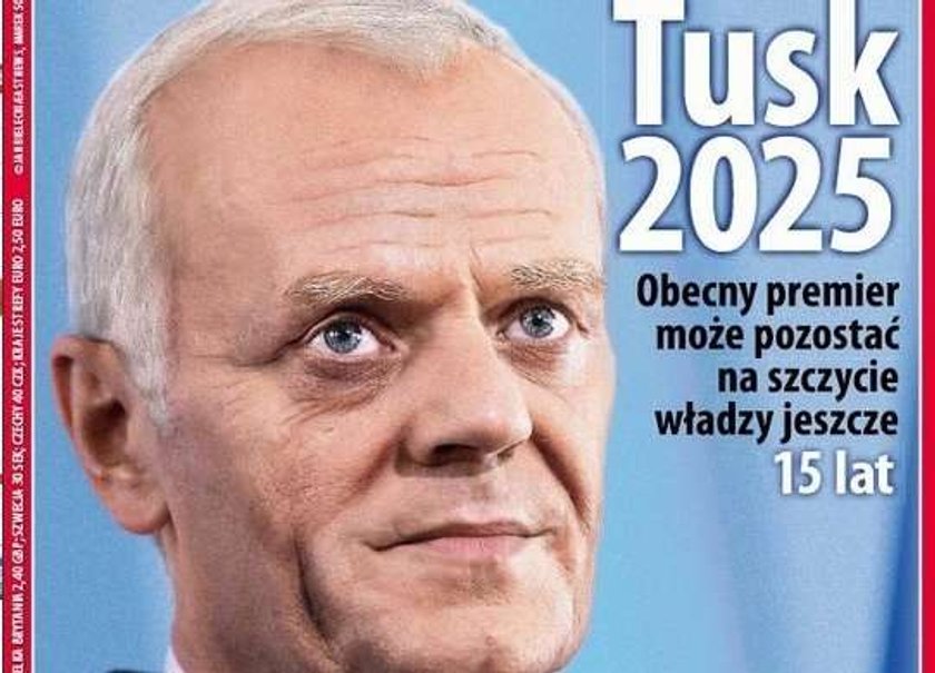 Oto twarz Tuska w 2025 roku. Według "Polityki" będzie wtedy...