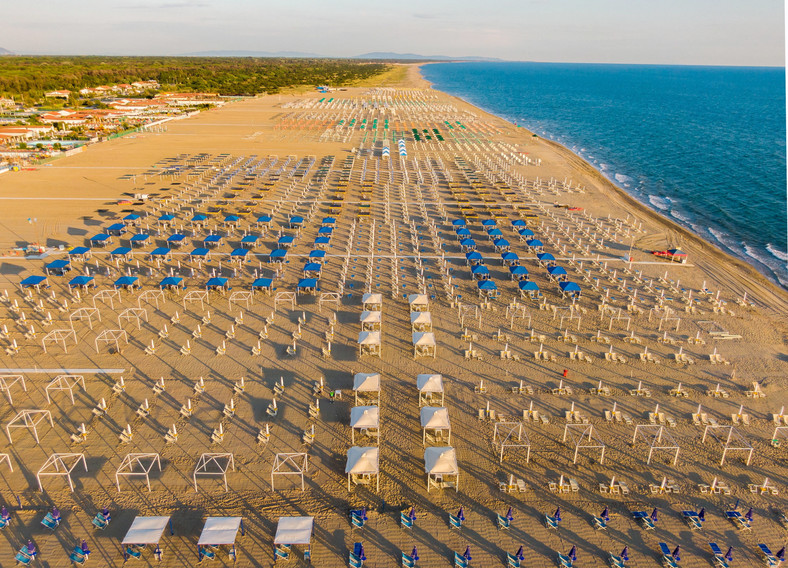 Plaża w Viareggio