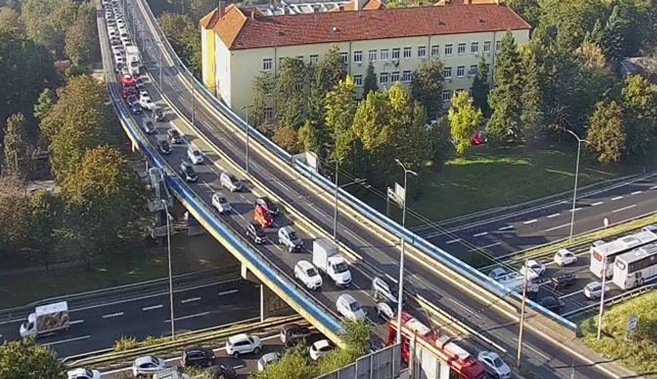 Gužva na Plavom mostu