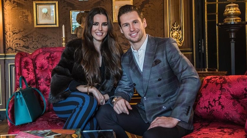 Grzegorz Krychowiak i Celia Junat