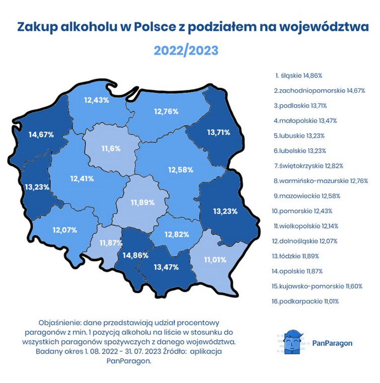 Alkoholowa mapa Polski