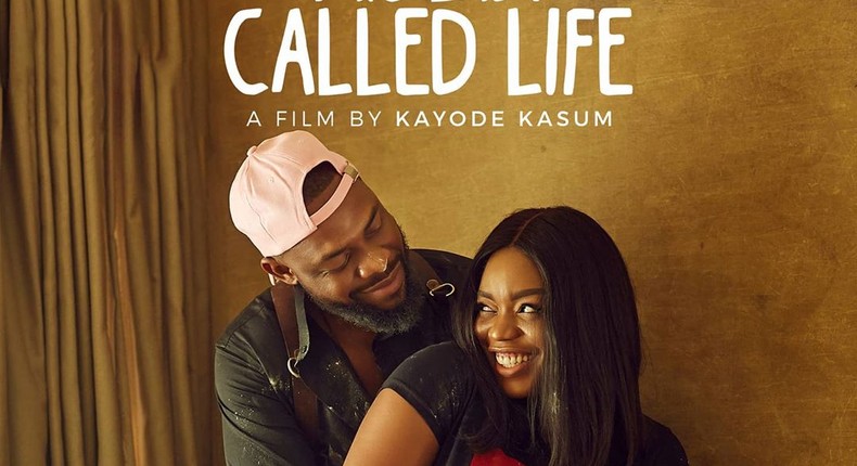 Bisola Aiyeola and Efa Iwara as lovebirds in 'This Lady Called Life' [Instagram/@kayodekasum]