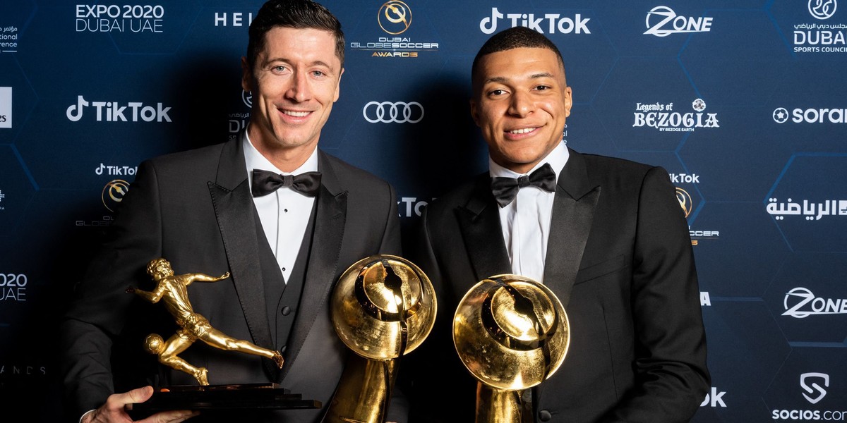 Robert Lewandowski i Kylian Mbappe.