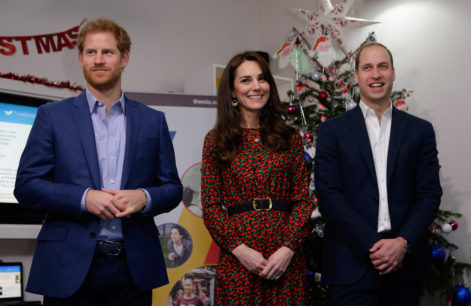 Harry, Kate i William