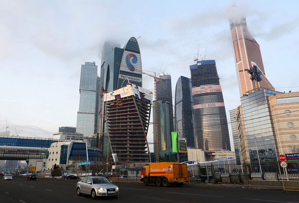 Dzielnica International Business Center w Moskwie (wciąż w budowie), która ma pełnić funkcję rosyjskiego finansowego city.