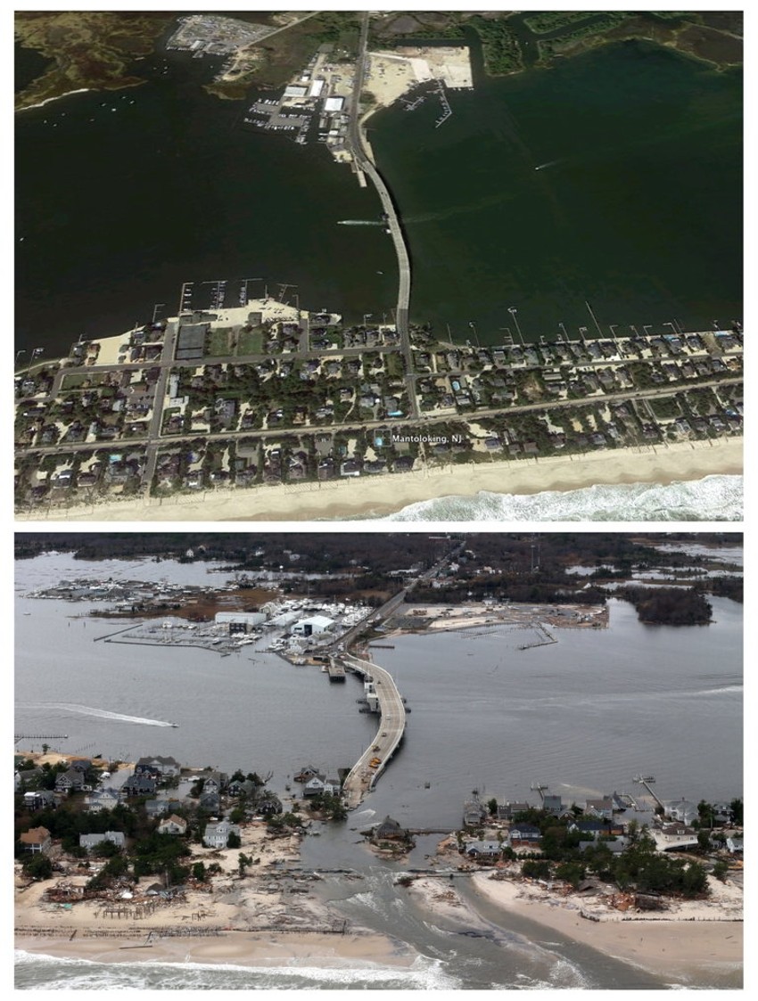 Mentoloking pre i posle uragana "Sendi"