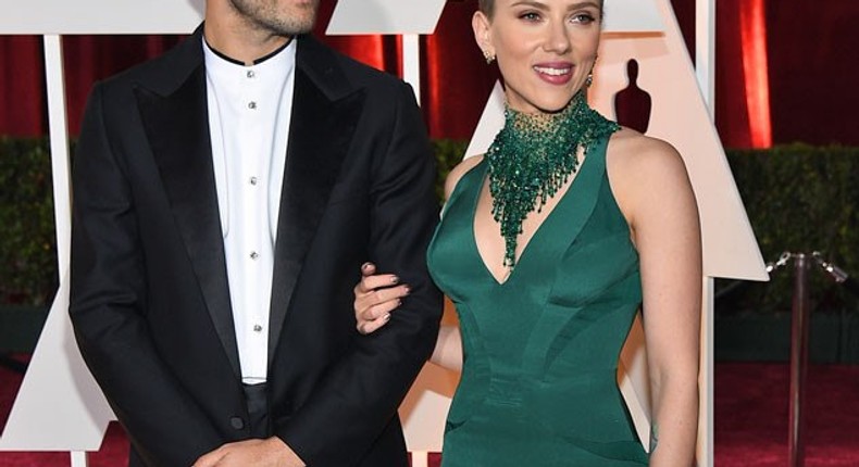 Actress, Scarlett Johansson and Romain Dauriac celebrated their first wedding anniversary on Thursday, October 1