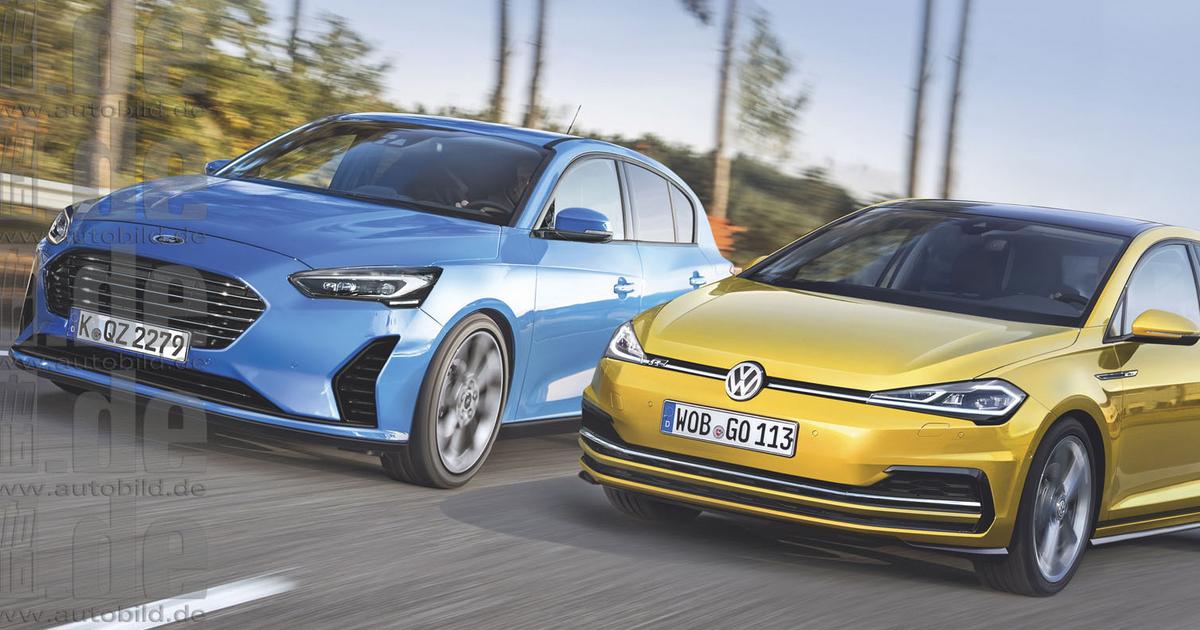 Nowe generacje Ford Focus i Volkswagen Golf prezentacja