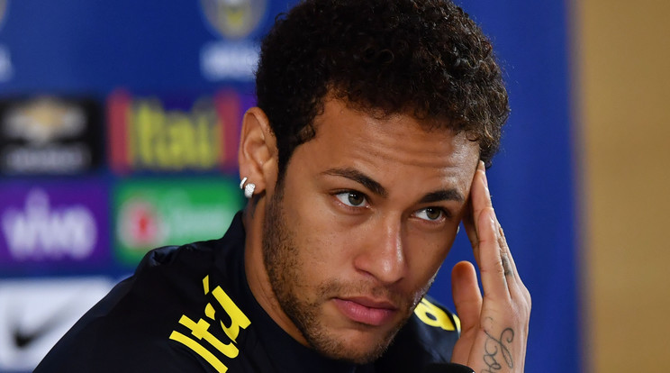 Nagy balhét rendezett edzés közben Neymar/Fotó: AFP