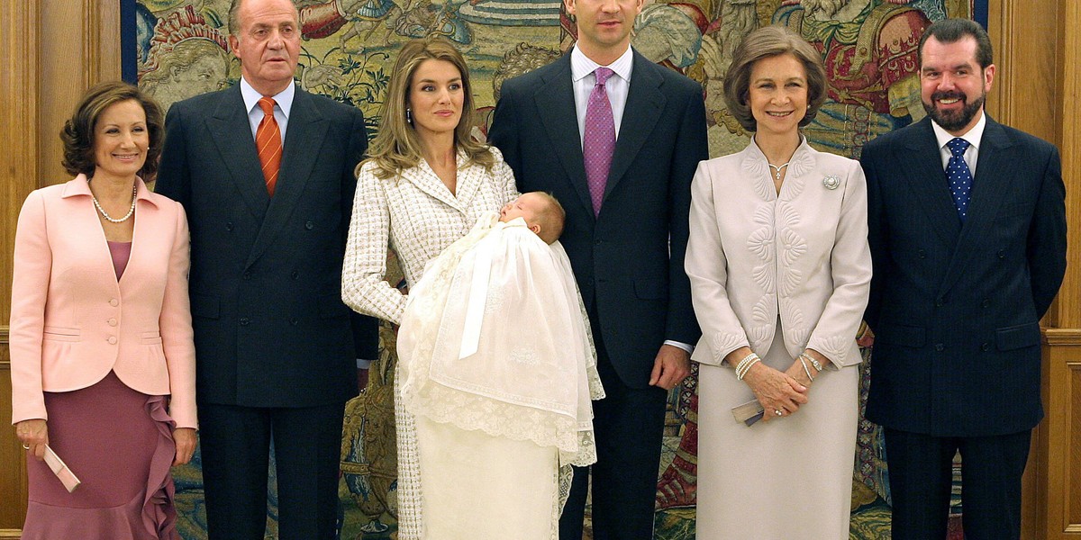 Letizia z teściową - królową Sofią (po prawej). 