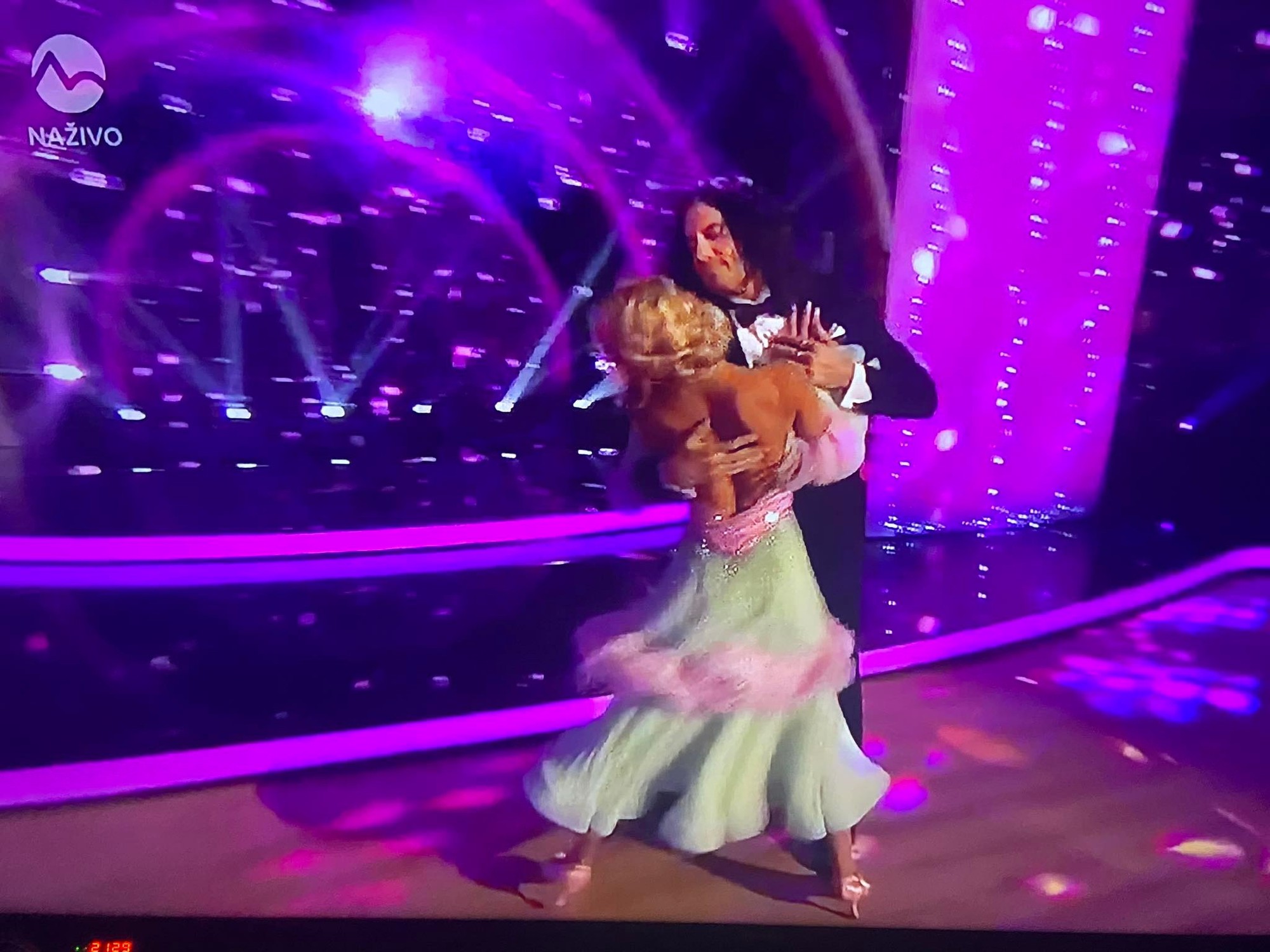 Mario Cimarro a Vanesa Indrová v Let’s Dance.