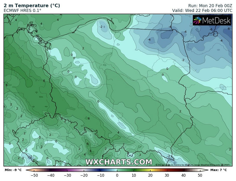 Szczególnie nad północno-wschodnią Polskę, napłynie mroźne powietrze