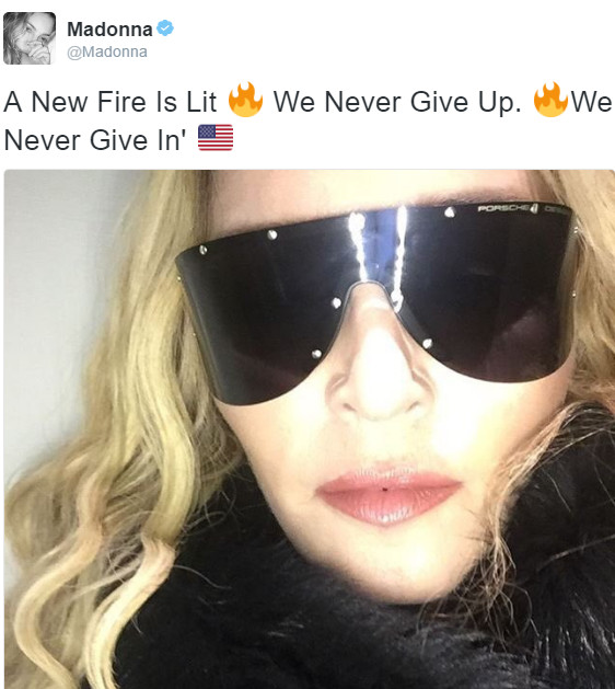 Gwiazdy reagują na wygraną Donalda Trumpa: Madonna na Twitterze
