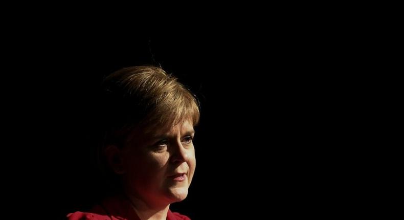 Scottish First Minister Nicola Sturgeon said it was ironic that Donald Trump -- who has threatened to build a wall on the Mexican border -- was elected on the anniversary of the fall of the Berlin Wall 27 years ago