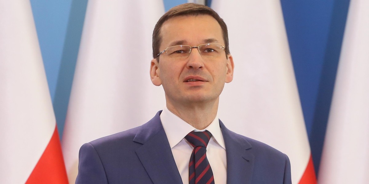 Wicepremier Mateusz Morawiecki