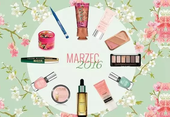 Nowości kosmetyczne marca: dużo nowych kolekcji do makijażu na wiosnę